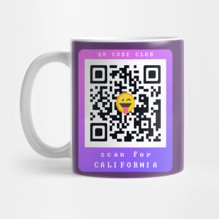 Scan for California, Qr Code Funny Memes -2 Mug